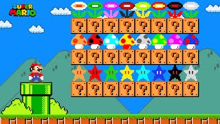 Super Mario Bros. but there are MORE Custom Power-Up (ALL EPISODES)