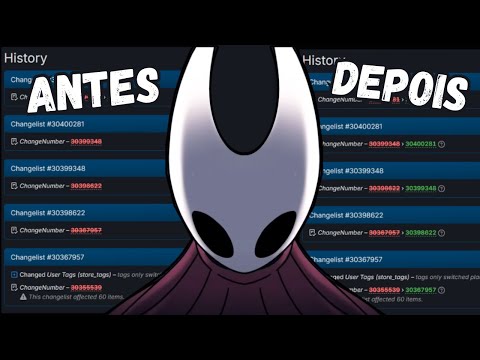 Novas mudanças na página de Silksong da steam!