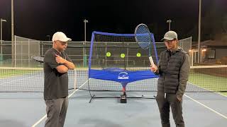 COACH CHRIS TEACHES A PROPER FOREHAND ON THE FAST TRACK TENNIS