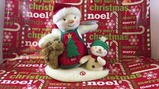 2015 Hallmark Time for Cookies Plush Musical Snowmen