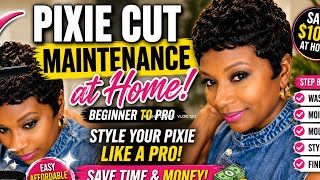 Before You Book Another Salon Appointment... Watch This Pixie Routine!