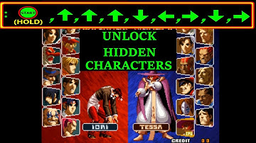 UNLOCK HIDDEN CHARACTERS - TUTORIAL - SNK VS CAPCOM CHAOS - ARCADE - 60FPS