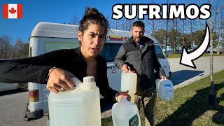 SUFRIMOS la falta de agua en Canadá 👉Así lo resolvimos 🤯 #vanlife