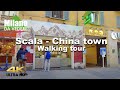 Post-lockdown walking tour in Milano | Scala to Chinatown walks | 4K UHD | 16 November 2020 | Italia