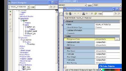 Oracle Forms 11g - Changing Item Color at runtime.