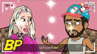 Jeffree Star's First Date does her Makeup(Cartoon Parody)