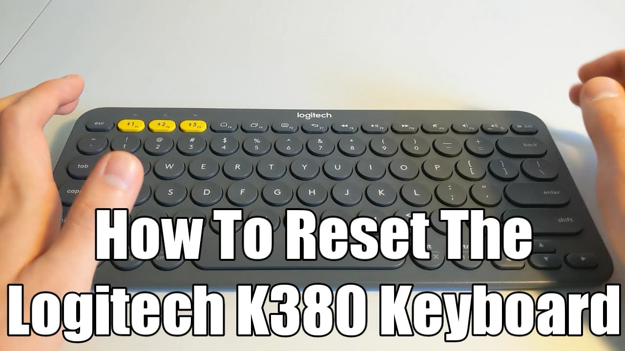 blive forkølet Assimilate enkelt How To Reset The Logitech K380 Wireless Bluetooth Keyboard (And Other Logitech  Wireless Keyboards) - YouTube