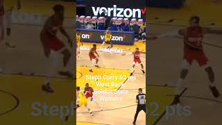 Steph Curry 62 pts West Back @warriors #viral #trending #nba #warriors #shortsfeed