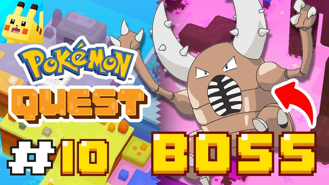 Boss PINSIR MIASMA MOOR Quest 7 【Pokemon Quest 寶可夢探險尋寶 Gameplay 10 】 YouTube