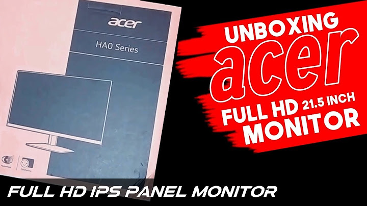 Lcd acer 21.5 ha220q review