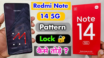 Redmi Note 14 5G Pattern Lock Kaise Tode Without Pc || Redmi Note 14 5G Pattern Unlock ⚡