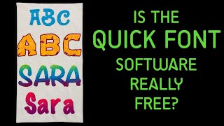 Is the Quick Font Software really FREE? screenshot 3
