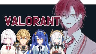 【VALORANT】 カスタム ゲスト頑張ります~! #甘エビ大福WIN 【にじさんじKR | ハユン】