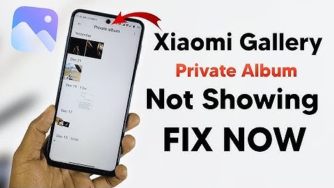 Private Album Option Not Showing in Xiaomi Gallery App Fix Now | How To Use Private Album Miui 13/14