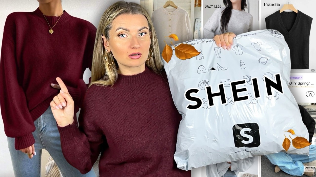 Огромная коллекция осенних свитеров SHEIN 2025 🍂 | Уютные и доступные осенние свитера