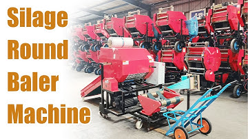 Effortless Packaging: Fully Automatic Silage Round Baler Wrapper Machine!