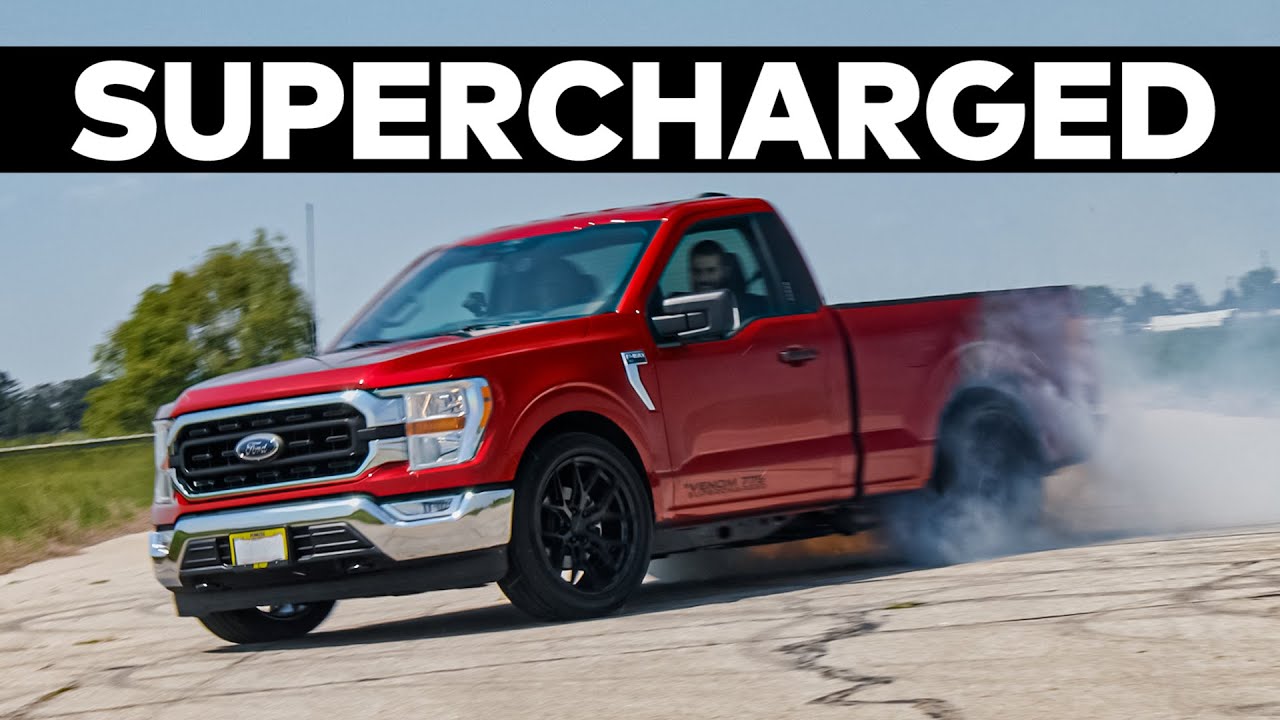 Supercharged f 150 donuts and acceleration venom 775 by hennessey