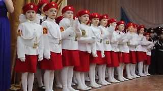 Присяга кадетов в школе 45 города Челябинска 19-02-2015
