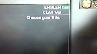MW3 Button Clan Tag Hack