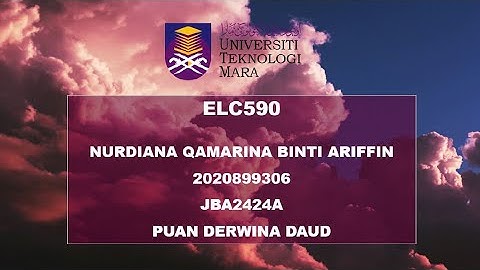 ELC590 - ACTIVITY 2: INTRODUCTION TO SPEECH