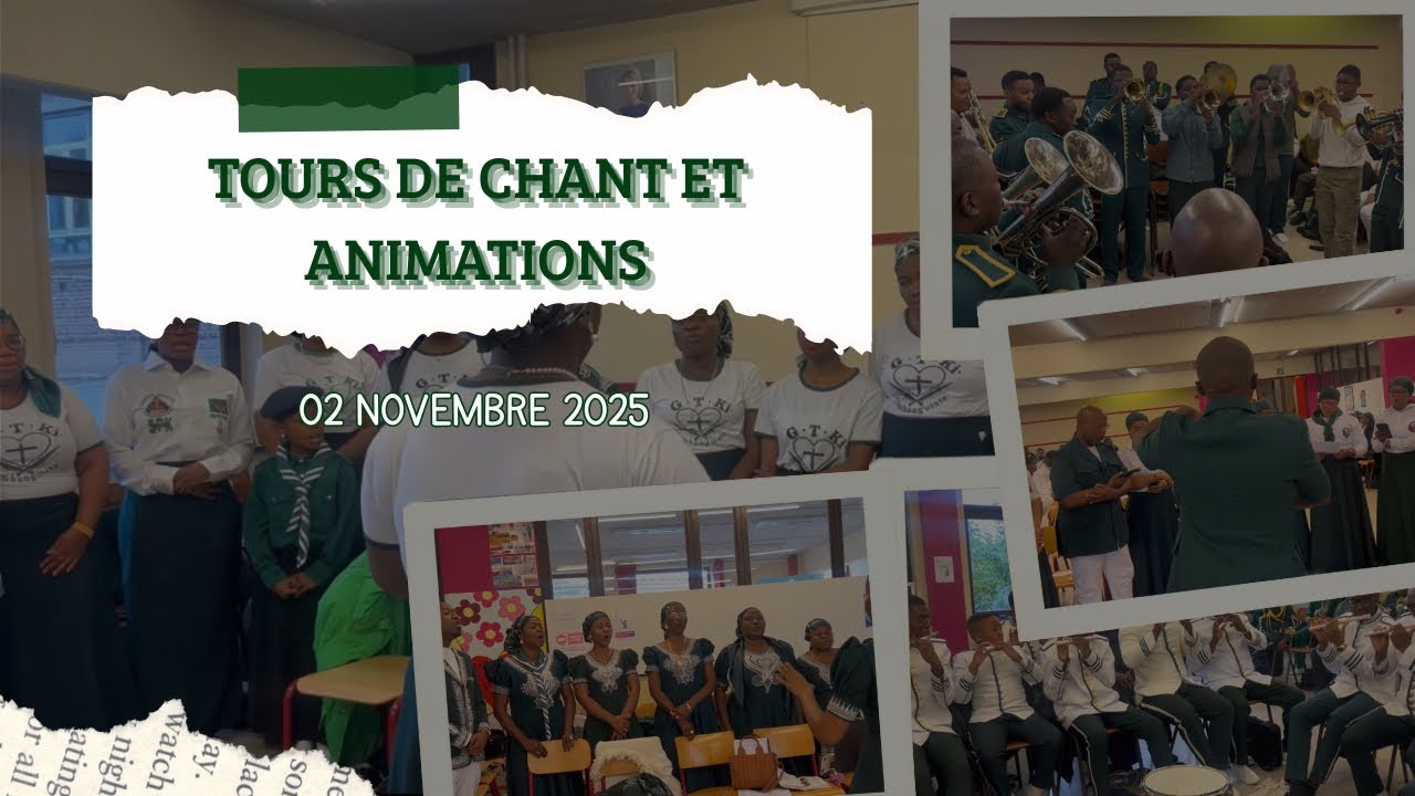 Tours de chant et animation du dimanche 2 novembre