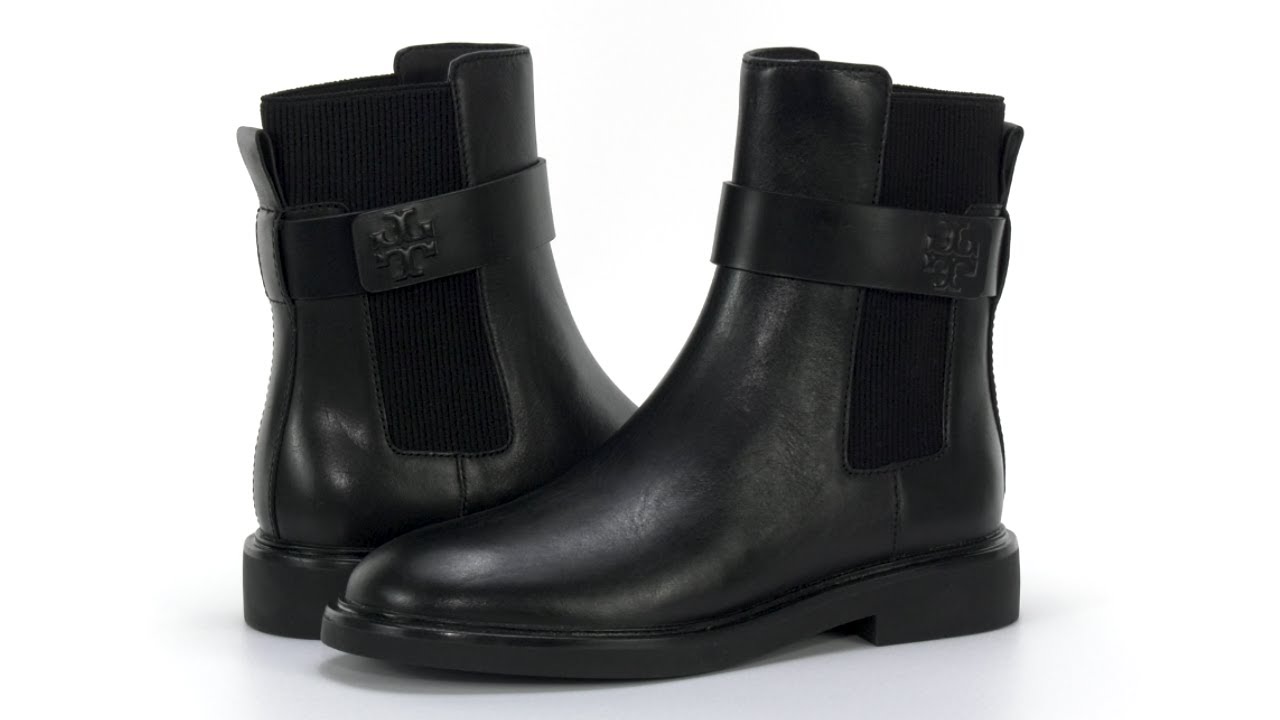 【Tory Burch】 DOUBLE T CHELSEA BOOT ◆国内発送◆ Tory Burch 35 mm Double T Chelsea Boot SKU: 9930923 - YouTube