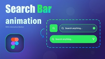 Interactive Search Bar Design in Figma