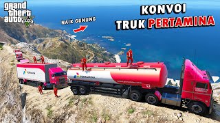 Konvoi OFFROAD TRUK PERTAMINA Naik Ke PUNCAK GUNUNG TERTINGGI di GTA 5