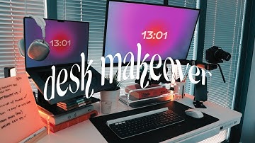 2024 Graphic Designer Desk Setup Makeover | Simple & Functional