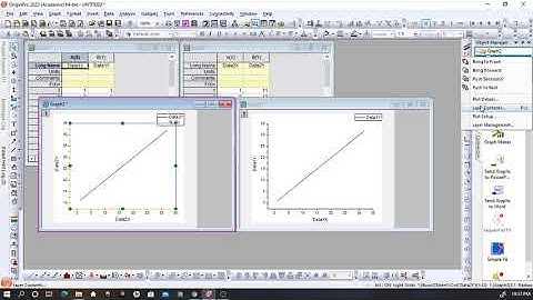 How to merge two plots in OriginPro 2020