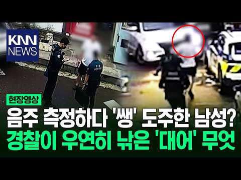 음주 측정하다 '쌩' 도주한 남성? 경찰이 우연히 낚은 '대어' 무엇 / KNN