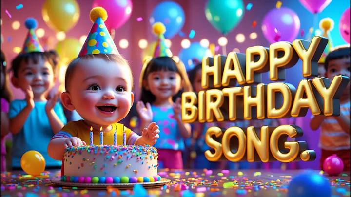 Happy Birthday Song for Toddlers & Babies 🎂 | Happy Birthday Rhyme for Kids | Sing&StudyKids