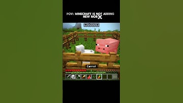 Pov mojang is not adding new mob 💀 #minecraft #shorts #viral #viralshort #memes