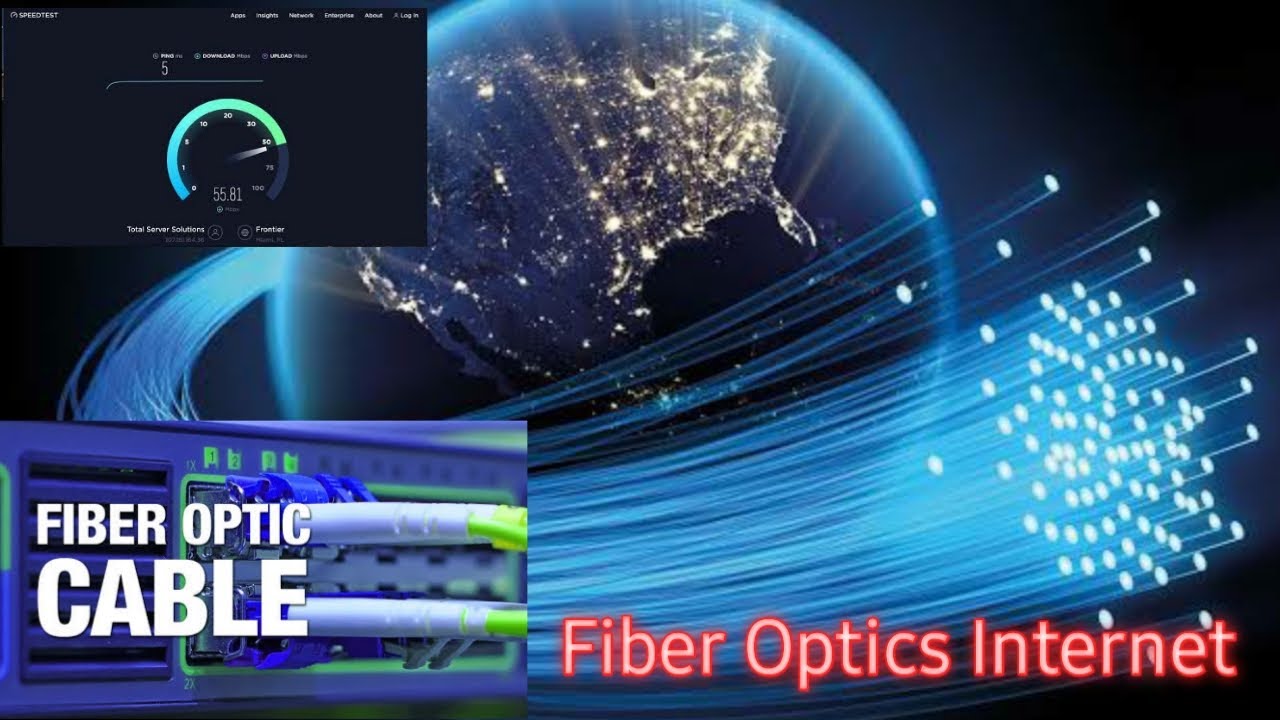 Fiber Optics FTTH أقوى وأسرع انترنت فى مصر والعالم بالألياف الضوئية داخل بيتك YouTube