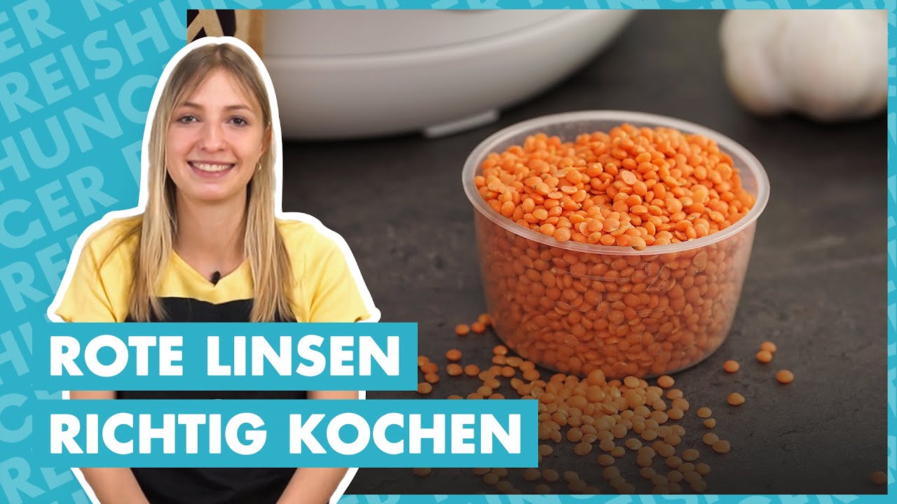 Rote Linsen richtig zubereiten - wie geht das? | REISHUNGER - YouTube