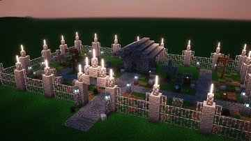 Minecraft Graveyard Tutorial - How to Build a Graveyard in Minecraft 1.21