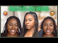 Comment je fais mes knotless box braids toute seule mches sans nuds  maybiyd