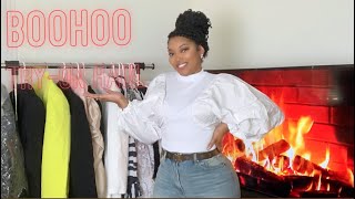 Early Fall Try On Haul: Cute Affordable Work & Play Basics from BOOHOO