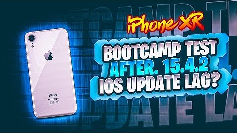 🔥iPhone - XR BOOTCAMP HDR + EXTREME TEST AFTER iOS 15.4.1 UPDATE | BGMI | PUBGM