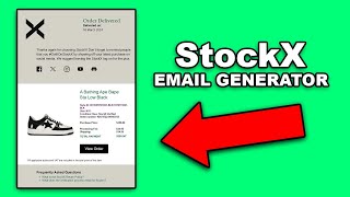 StockX Email Receipt Generator | discord.gg/receiptforged