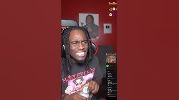 Kai cenat reacts to 21 savage-Redrum #kaicenat #21savage #redrum #shorts