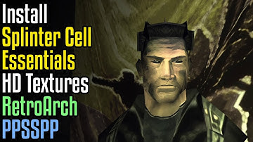 How to Install Splinter Cell Essentials HD Texture Pack in RetroArch PPSSPP