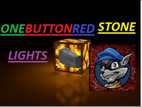 one button lights minecraft tutorials - YouTube