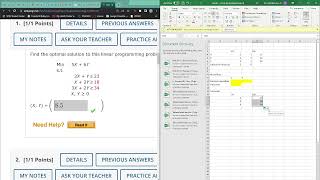 Bus2 190: How to set up and use Solver to solve linear programming problem