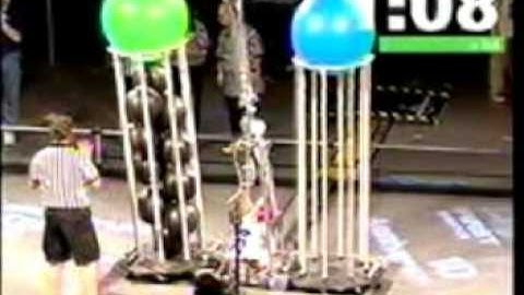 FIRST Robotics Team 254 2001 Robot "Holmz" in Competition