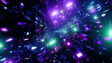 [4K] Neon Cyberpunk Tunnel - VJ Loop