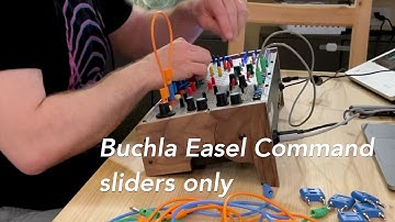 Buchla 208c Easel Command avant-garde west coast synthesizer improvisation only sliders