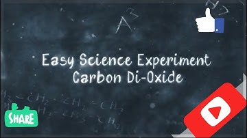 Easy Kids Science Experiment at Home, Carbon Dioxide, Virtual Learning Videos, Learn in Quarantine
