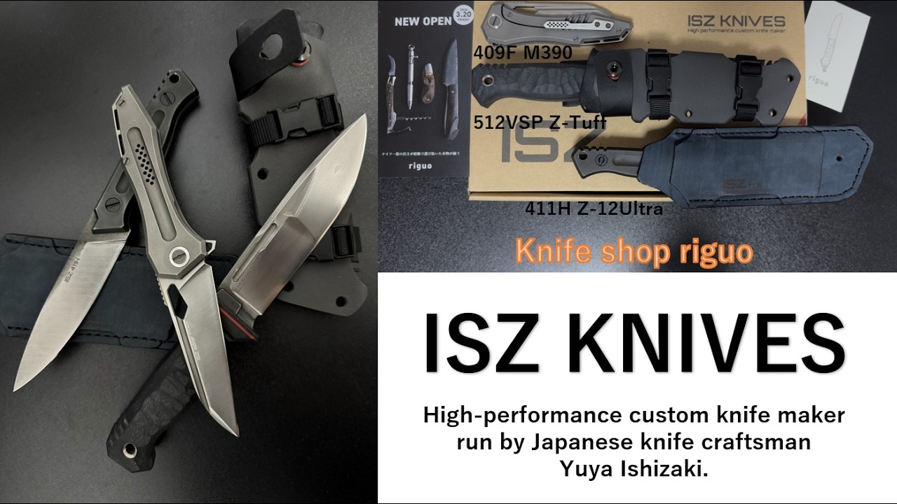 Here are three works by ISZ Knives! - YouTube