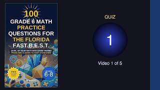 100 Grade 6 Math Practice Questions for the Florida FAST B.E.S.T. Part 1